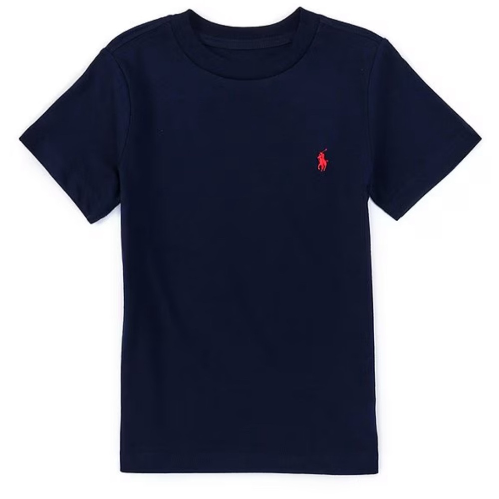 Polo Ralph Lauren Boys Navy Blue Short Sleeve T-Shirt